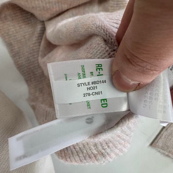 J.Crew Sweater Womens XX Small Pink Fair Isle Yoke Rollneck Supersoft Yarn - Picture 5 of 9